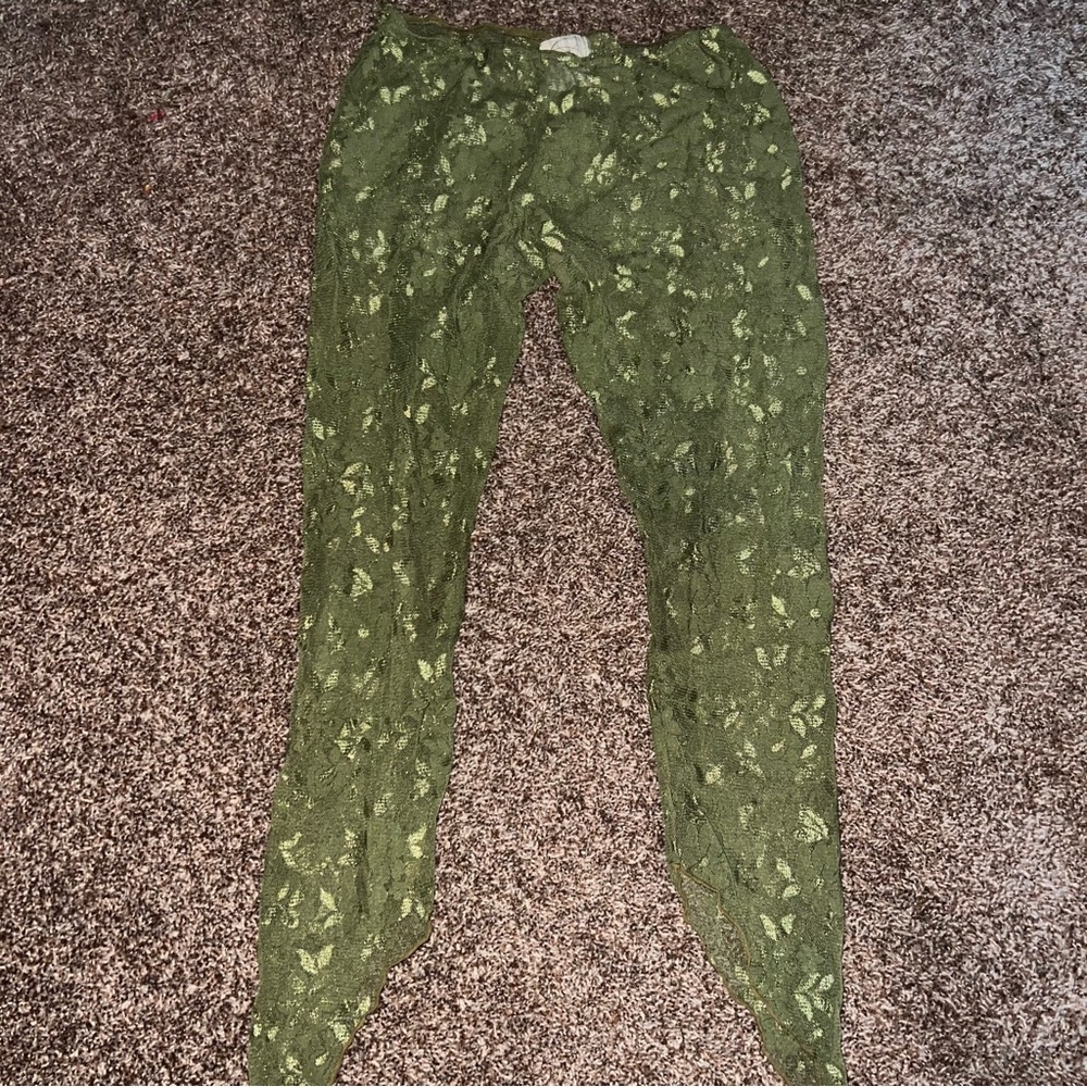 Kayo Green Lace Pants